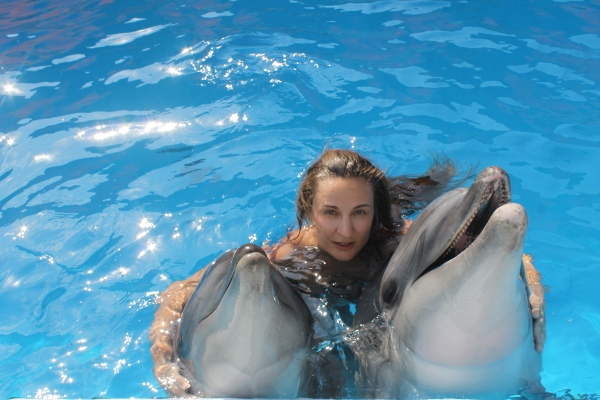 Плавание с дельфинами 1 круг