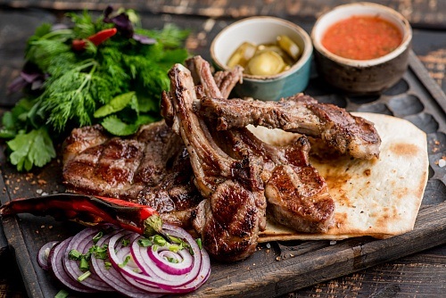 Шашлык из каре ягненка Шашлык из каре ягненка