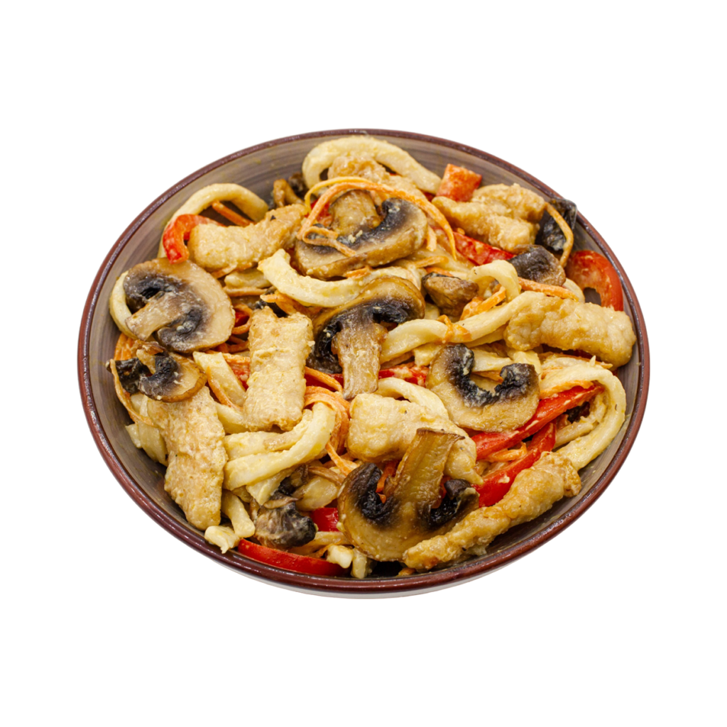 Вок Курица со сливочным соусом, 380 гр