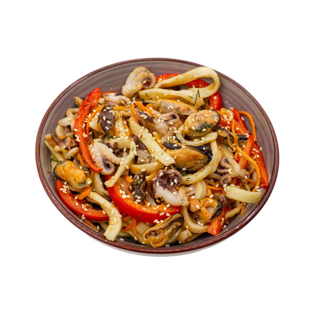 Вок с морепродуктами, 370 гр