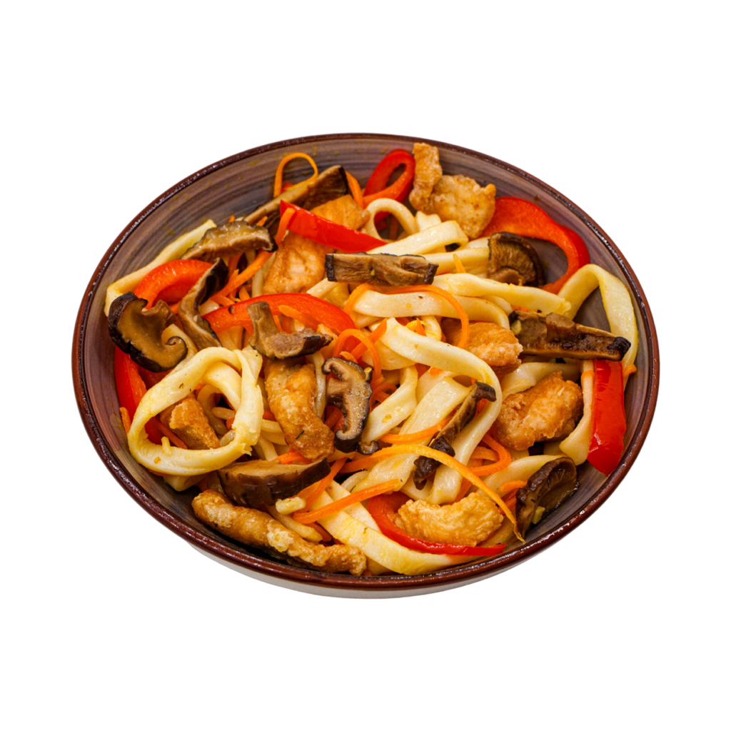 Вок со свининой и шиитаке, 340 гр