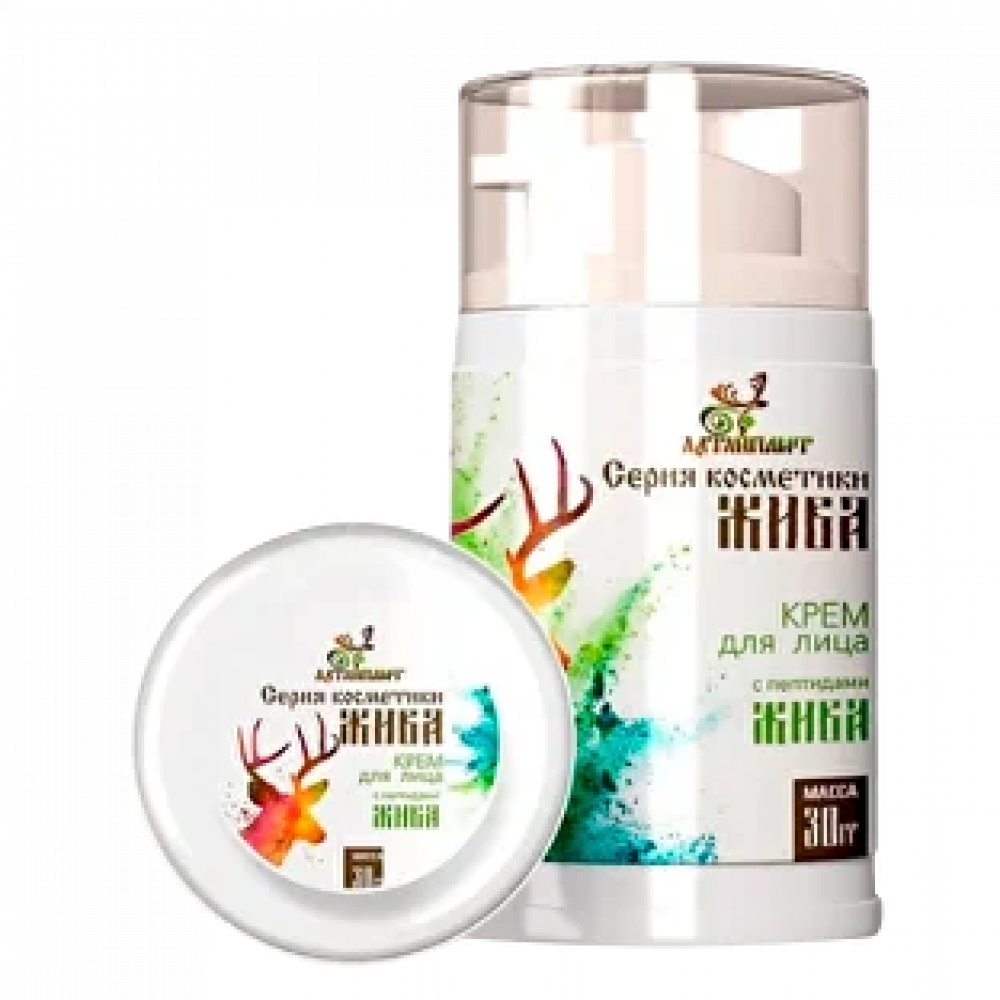 Пантовый крем с пептидами "ЖИВА", 40 мл