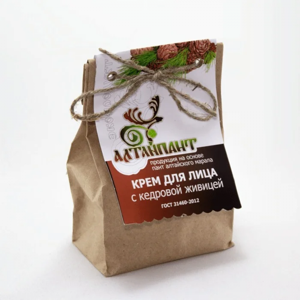Пантовый крем для лица с кедровой живицей, 40 мл