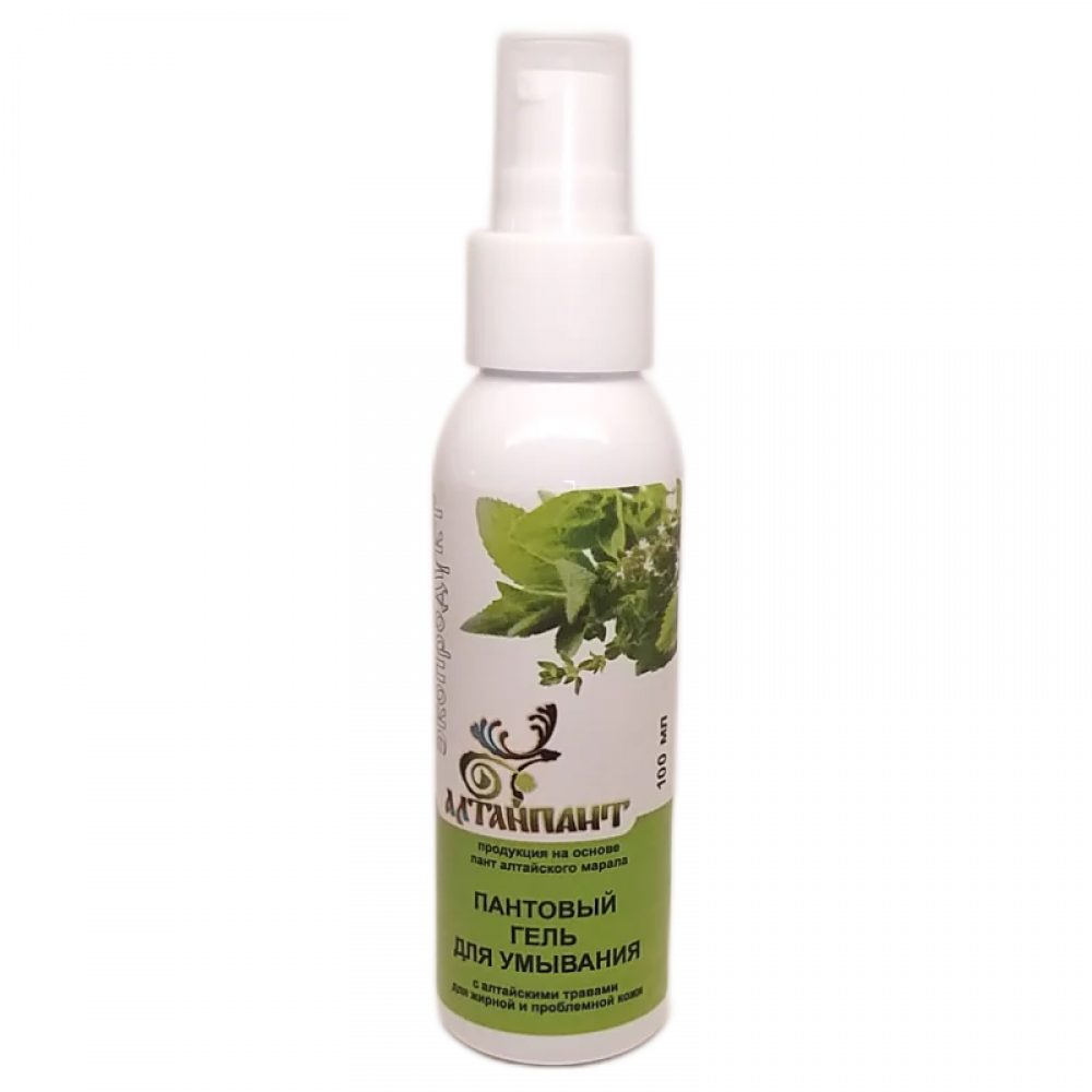 Пантовый гель для умывания с алтайскими травами, 100 мл