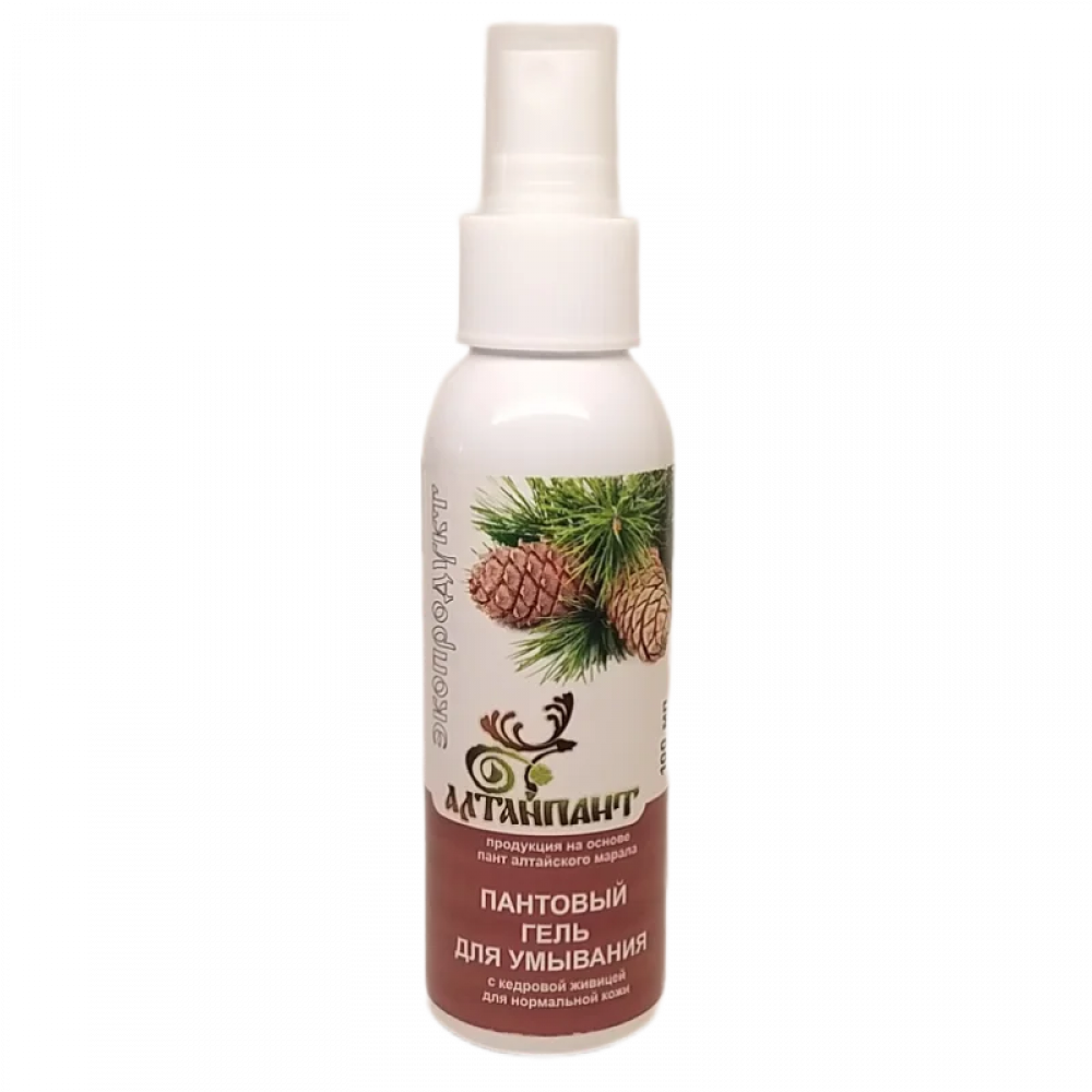 Пантовый гель для умывания с кедровой живицей, 100 мл
