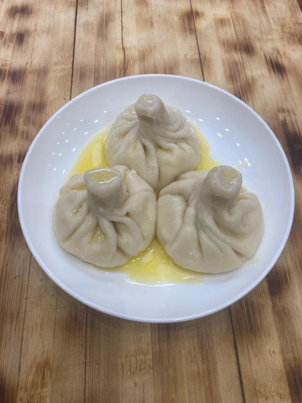 Хинкали с белыми грибами, картофелем и сыром, 315 гр.