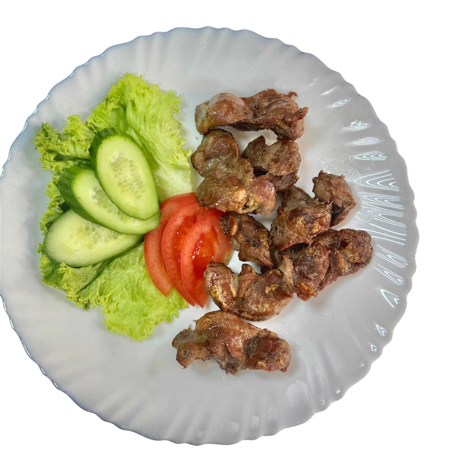 Желудочки куриные на мангале, 220г/150г