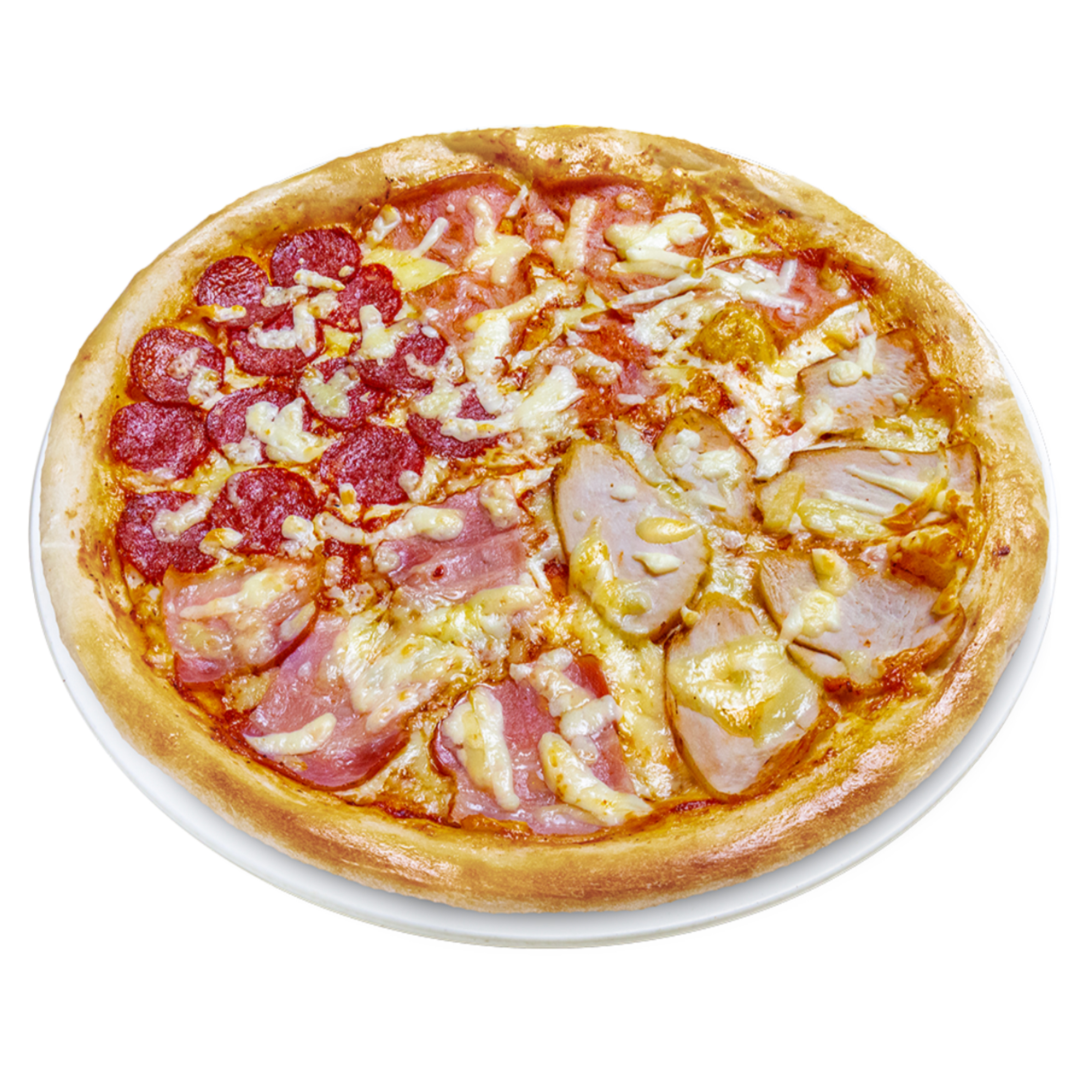 Пицца Четыре мяса, 470г