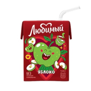 Напиток сокосодержащий Яблоко Любимый, 0,2л