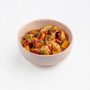 Боул запеченная креветка