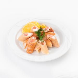Блинчик с семгой