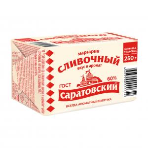 Маргарин "Саратовский" сливочный 60%, 250г