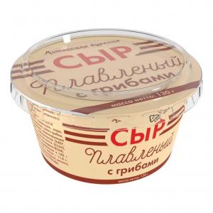 Плавленый сыр "Алтайская буренка" с грибами 35%, 130г