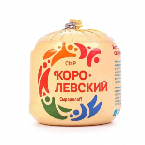 Сыр полутвердый "Королевский" Алтайские сыровары" 50%