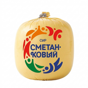 Сыр полутвердый "Сметанковый" Алтайские сыровары