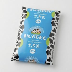 Молоко "Деревенский дворик" 2,5%, 0,9л