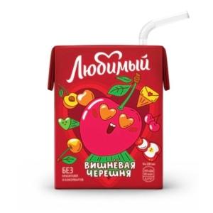 Напиток сокосодержащий Любимый Вишневая черешня, 0,2л