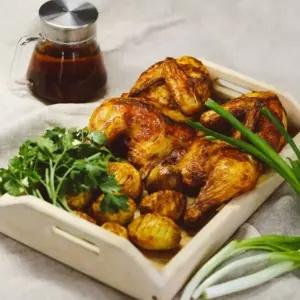 Курица с картошкой в печи