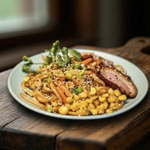 Вьетнамская WOK лапша с креветками, 410г