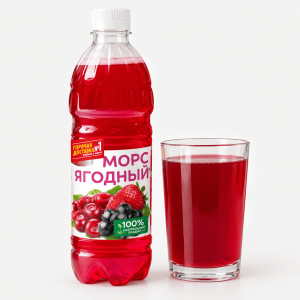 Морс ягодный, 0,5 л