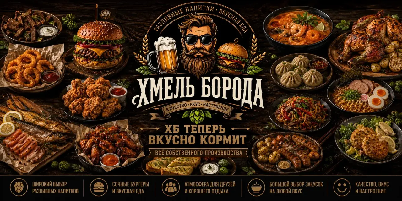 "Хмель Борода" - готовая еда и закуски "Хмель Борода" - готовая еда и закуски